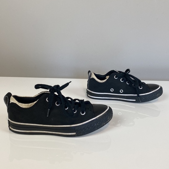 Converse All Star Black Canvas Sneakers Size 13 - Picture 2 of 16